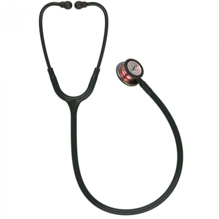 Стетоскоп медицинский Littmann Classic III Чёрный и радужный, двухсторонний